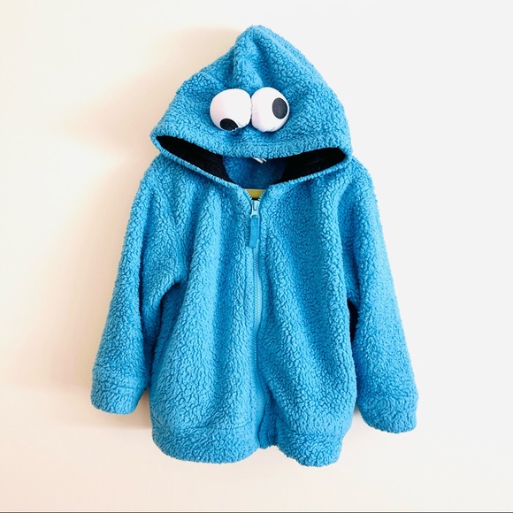 Sesame Street | Jackets u0026 Coats | Sesame Street Cookie Monster Costume  Hoodie | Poshmark